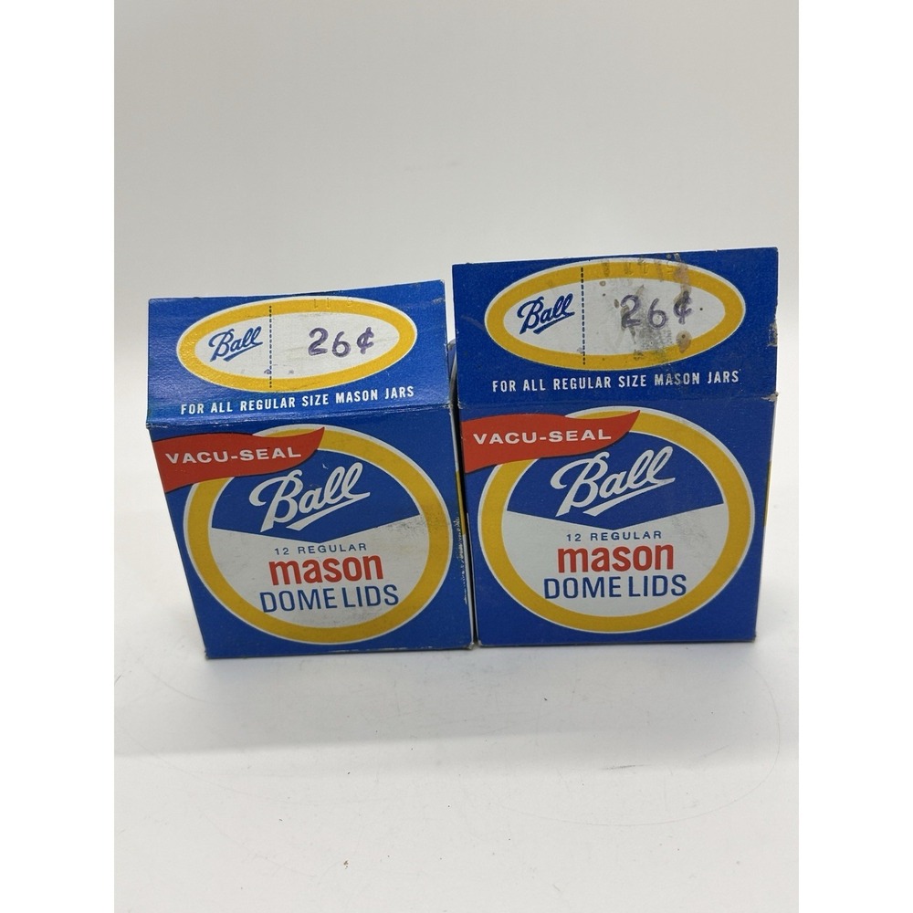 Vintage Ball Mason Dome Lids Lot of 19 Regular Size Original Boxes‎ Canning